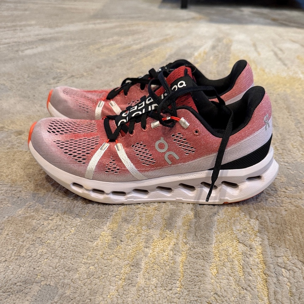 CLEAN On Cloudsurfer Size 9.5 Womens Auburn Orange shoes GUC